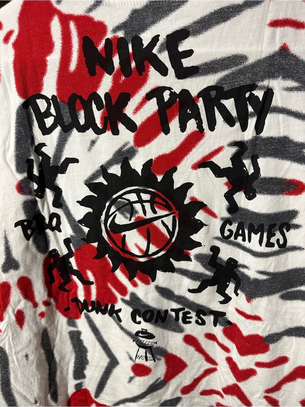 Nike Block Party Graphic Tie-Dye T-Shirt - Picture 5 of 9